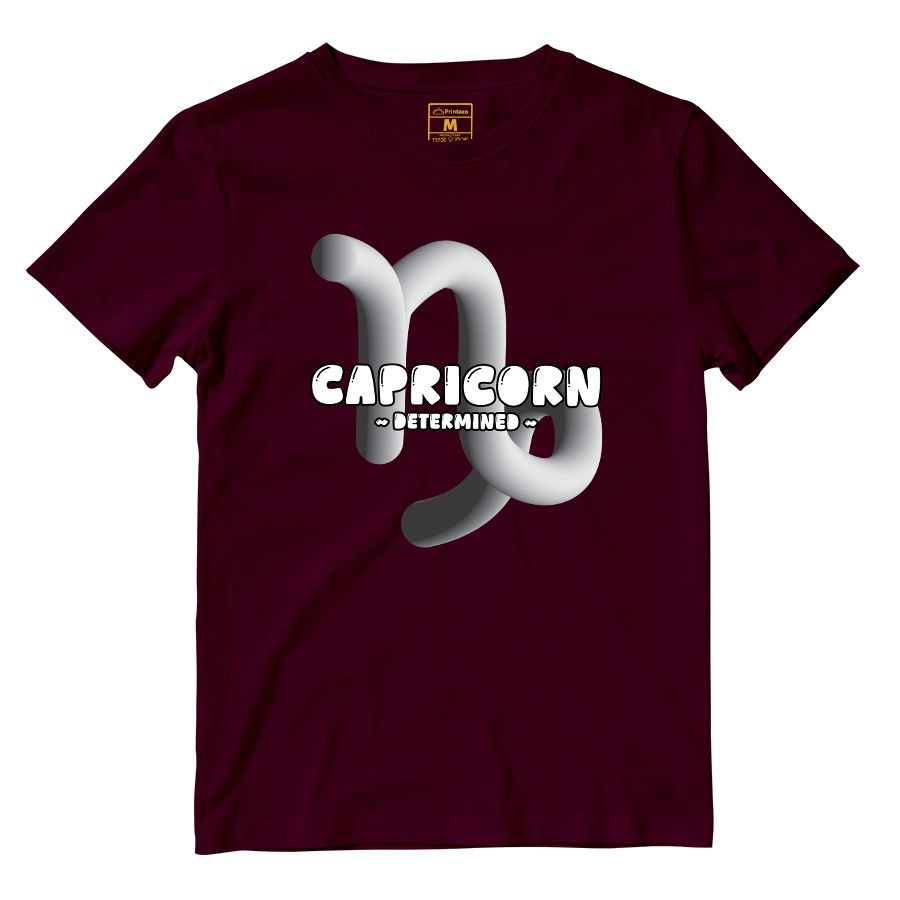 Cotton Shirt: Capricorn Bubble
