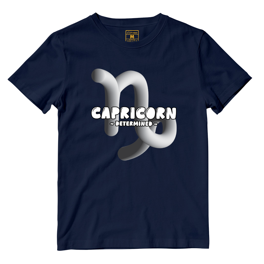 Cotton Shirt: Capricorn Bubble