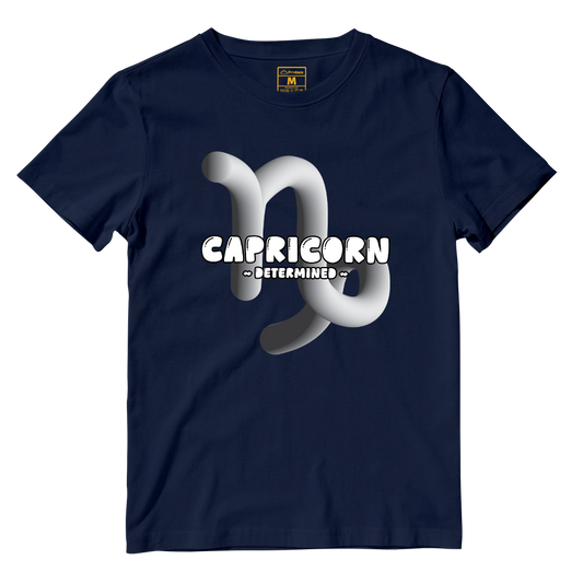Cotton Shirt: Capricorn Bubble