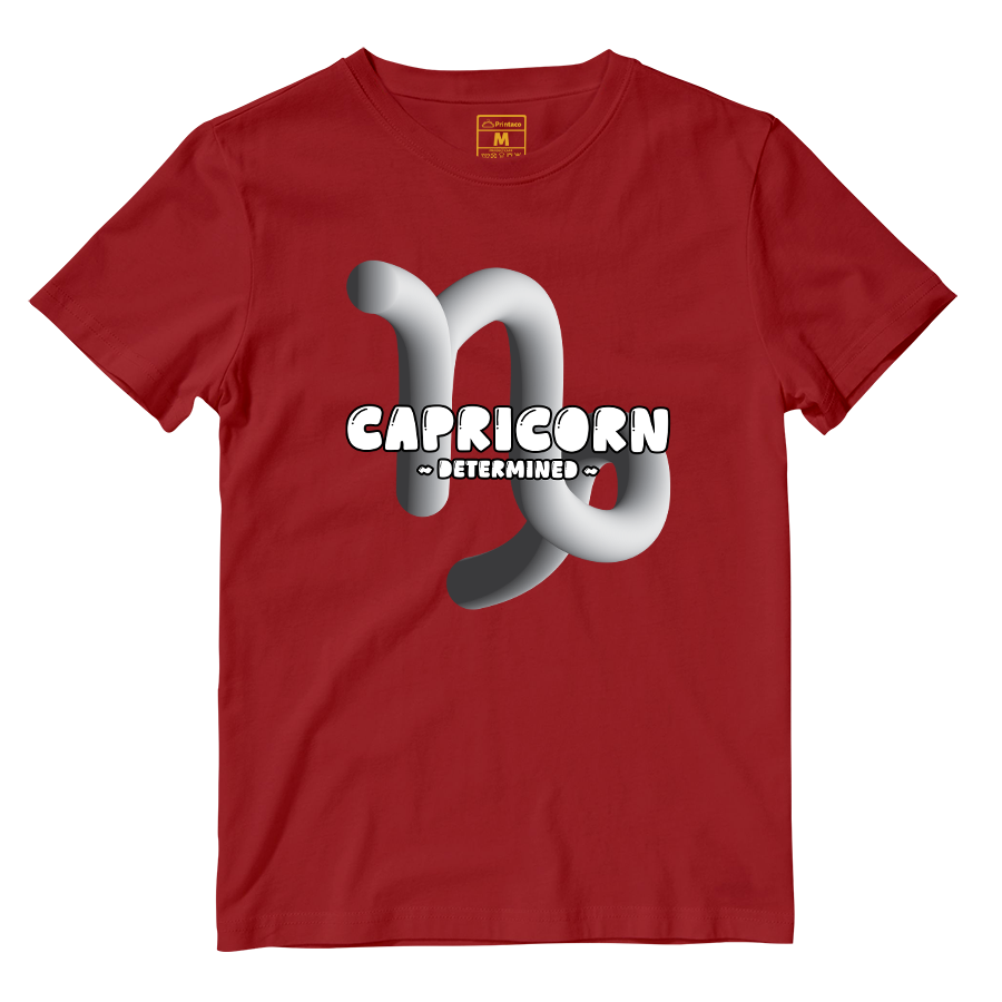 Cotton Shirt: Capricorn Bubble