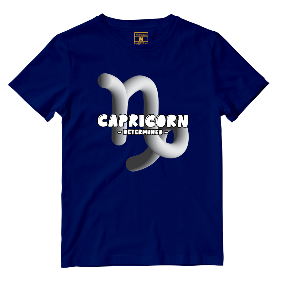 Cotton Shirt: Capricorn Bubble