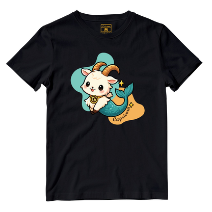 Cotton Shirt: Capricorn Cartoon