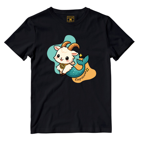 Cotton Shirt: Capricorn Cartoon