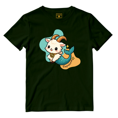 Cotton Shirt: Capricorn Cartoon