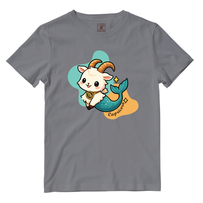 Cotton Shirt: Capricorn Cartoon