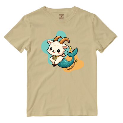 Cotton Shirt: Capricorn Cartoon