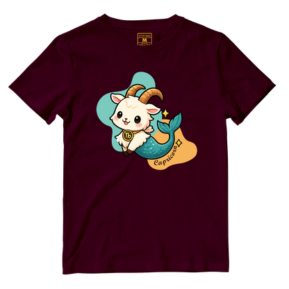 Cotton Shirt: Capricorn Cartoon