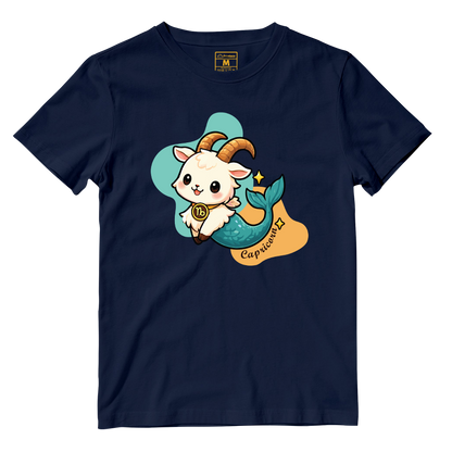 Cotton Shirt: Capricorn Cartoon