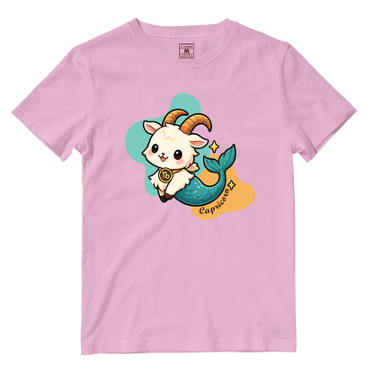 Cotton Shirt: Capricorn Cartoon