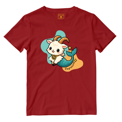 Cotton Shirt: Capricorn Cartoon