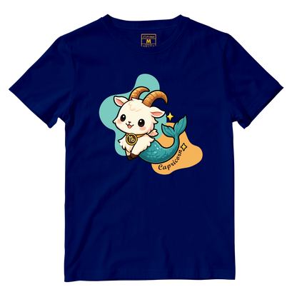 Cotton Shirt: Capricorn Cartoon