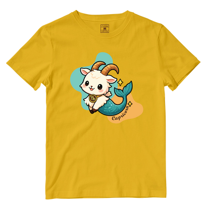 Cotton Shirt: Capricorn Cartoon