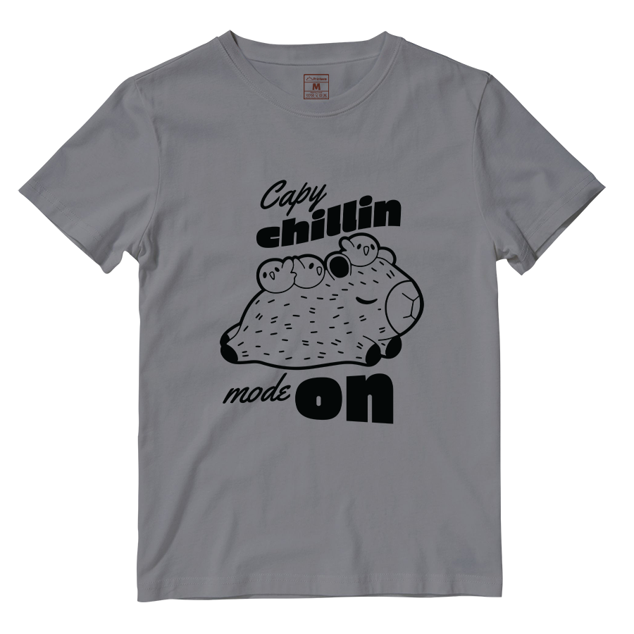 Cotton Shirt: Capy Chillin