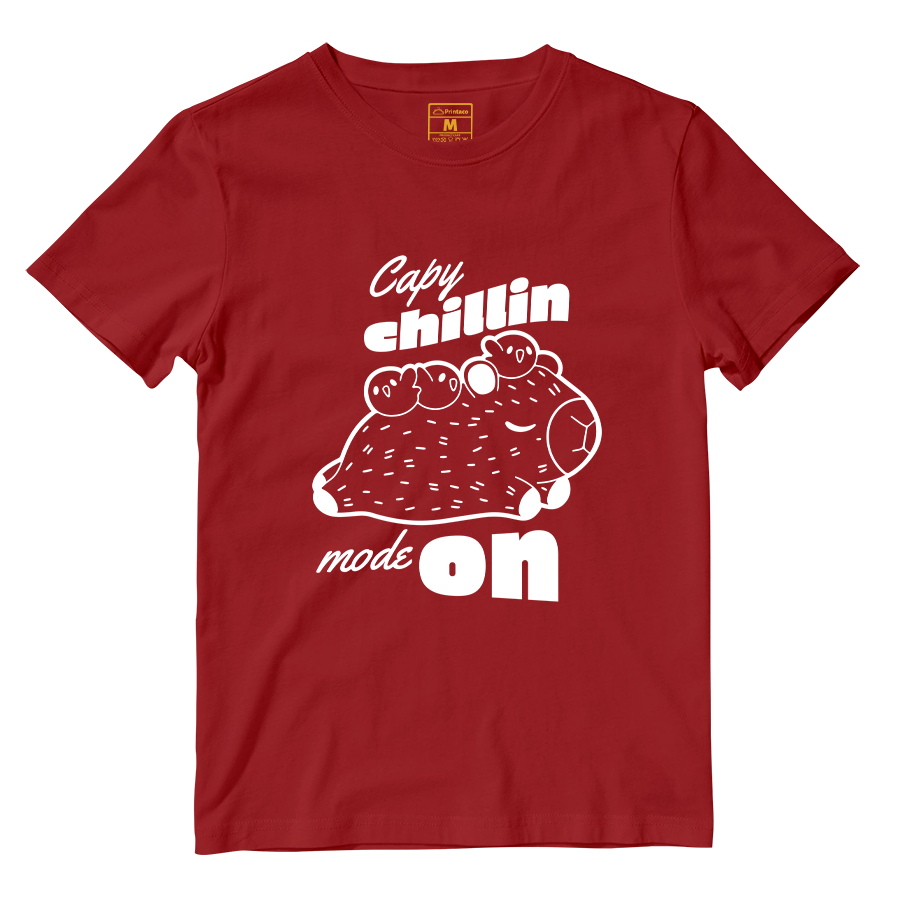 Cotton Shirt: Capy Chillin