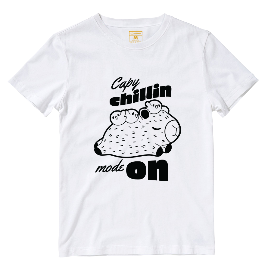 Cotton Shirt: Capy Chillin
