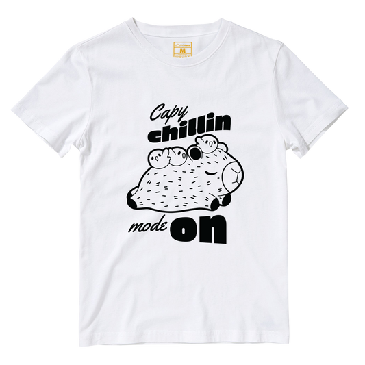Cotton Shirt: Capy Chillin