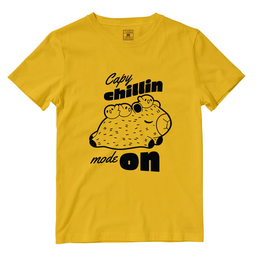 Cotton Shirt: Capy Chillin