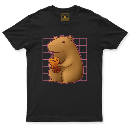 C. Spandex Shirt: Capybara Boba Tea