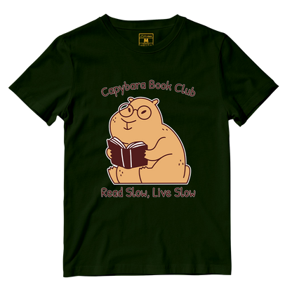 Cotton Shirt: Capybara Book Club