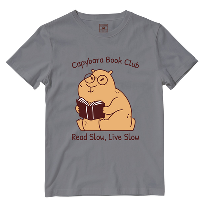 Cotton Shirt: Capybara Book Club
