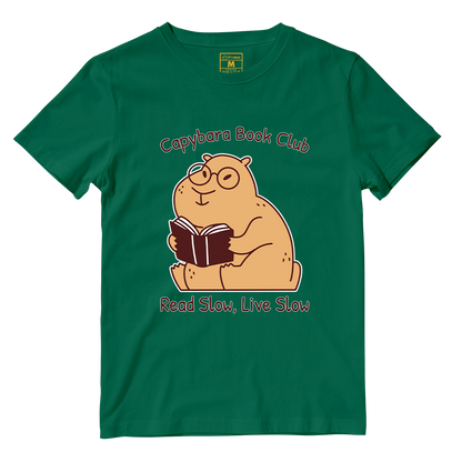 Cotton Shirt: Capybara Book Club