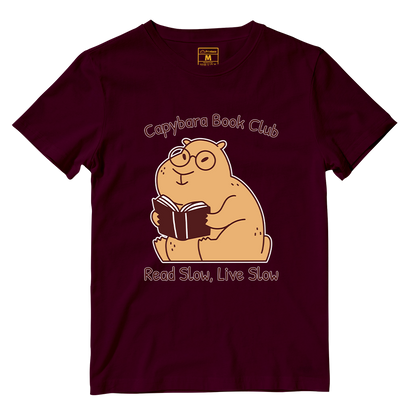 Cotton Shirt: Capybara Book Club