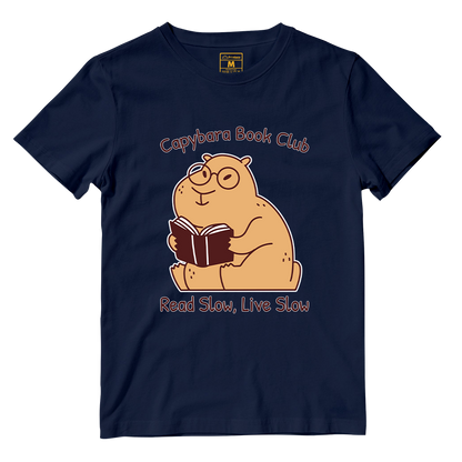 Cotton Shirt: Capybara Book Club