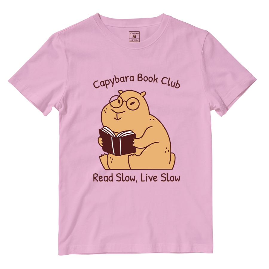 Cotton Shirt: Capybara Book Club