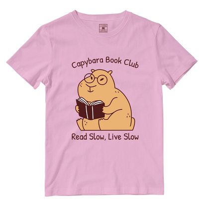 Cotton Shirt: Capybara Book Club