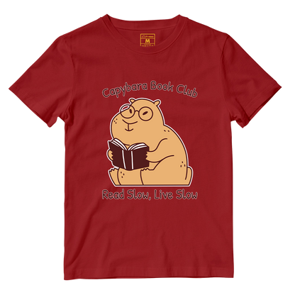Cotton Shirt: Capybara Book Club