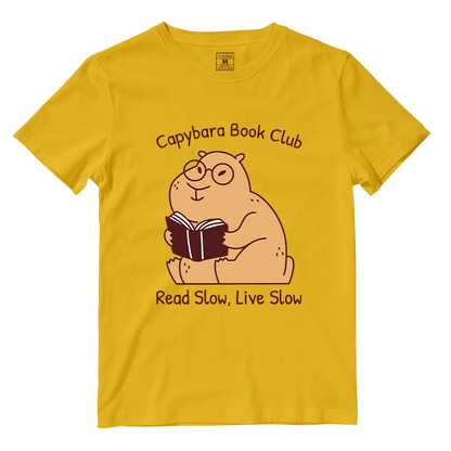 Cotton Shirt: Capybara Book Club