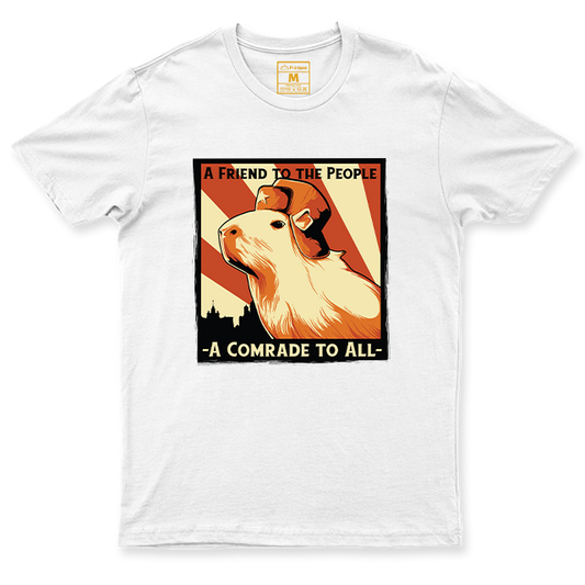 C. Spandex Shirt: Capybara Comrade