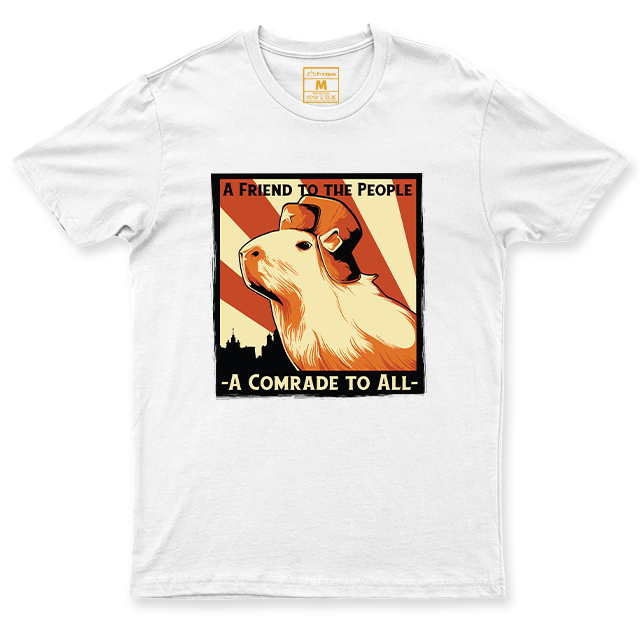 C. Spandex Shirt: Capybara Comrade