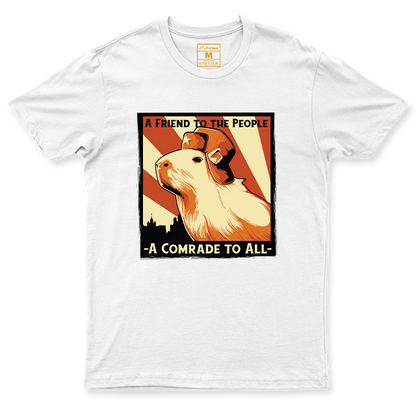 C. Spandex Shirt: Capybara Comrade