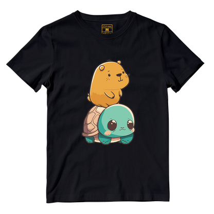 Cotton Shirt: Capybara Kawaii