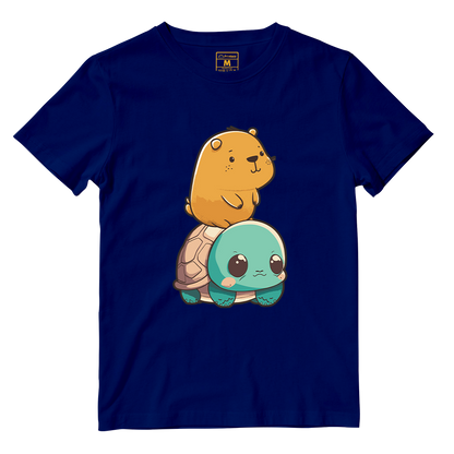 Cotton Shirt: Capybara Kawaii