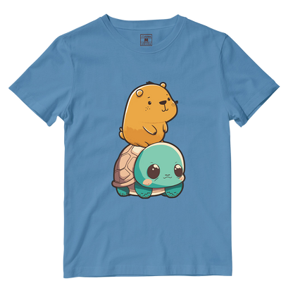 Cotton Shirt: Capybara Kawaii