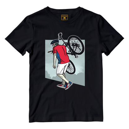 Cotton Shirt: Carrying Bicycle