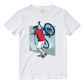 Cotton Shirt: Carrying Bicycle