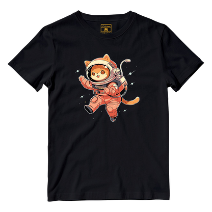 Cotton Shirt: Cat Astronaut