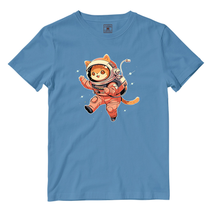 Cotton Shirt: Cat Astronaut