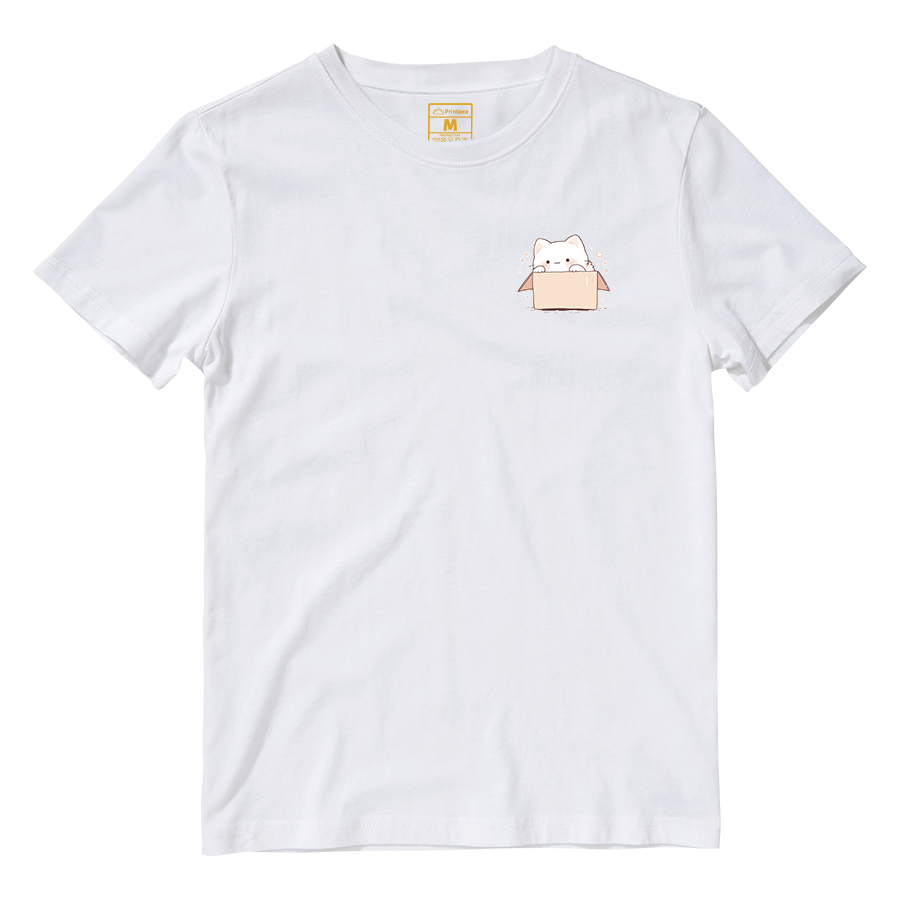 Cotton Shirt: Cat Box Pocket