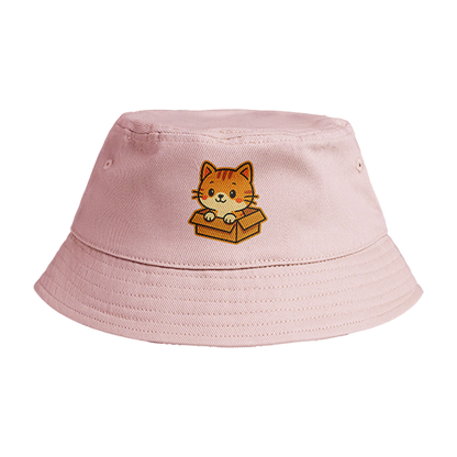 Reversible Bucket Hat: Cat Box
