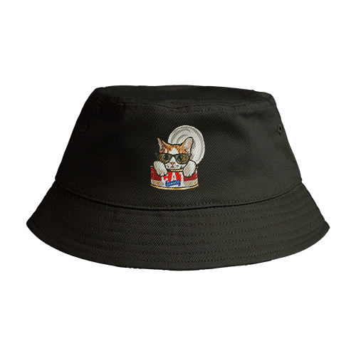 Reversible Bucket Hat: Cat Can