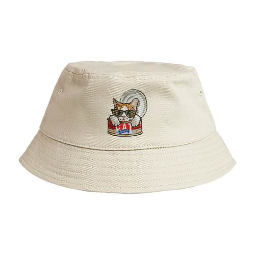 Reversible Bucket Hat: Cat Can
