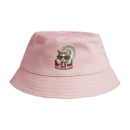 Reversible Bucket Hat: Cat Can