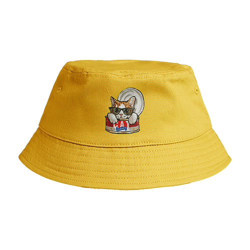Reversible Bucket Hat: Cat Can