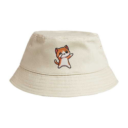 Reversible Bucket Hat: Cat Dab