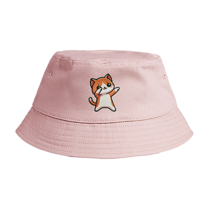 Reversible Bucket Hat: Cat Dab