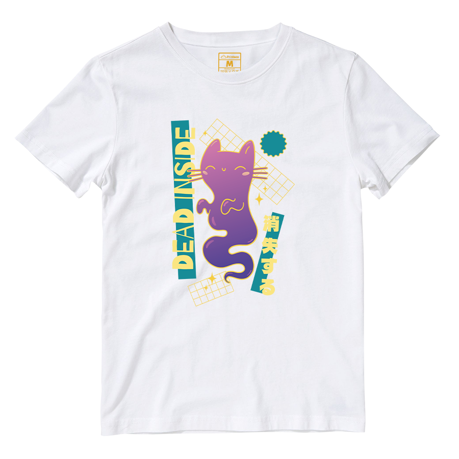 Cotton Shirt: Cat Dead Inside